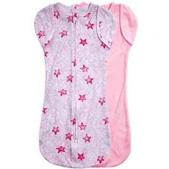 Aden+Anais Easy Swaddle™ Baby‑Pucktücher – Pinkes Sternenhimmel, 100