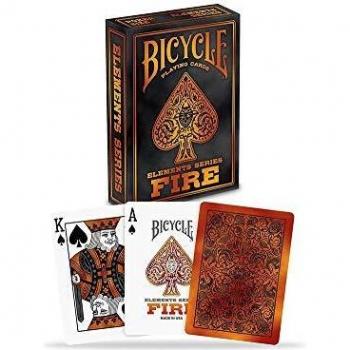 Bicycle Fire Playing Cards Standard (Poker) Sized
