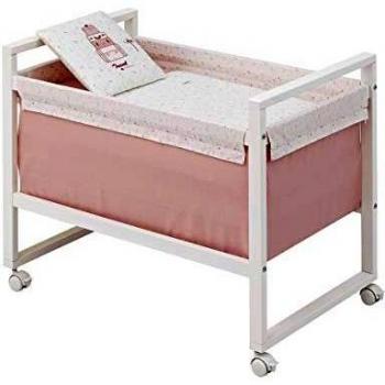 Cambrass Mini Cuna Cuadrada Rosa