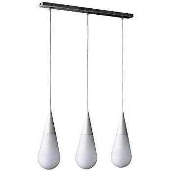 White Glass Pendel Trio TOULON – Lichtschmuck