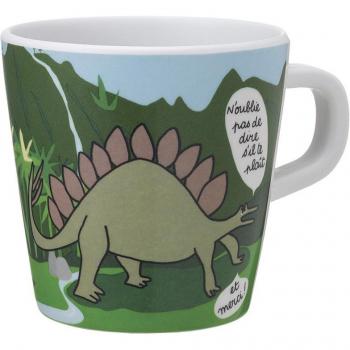 Thermos Tasse Petit Jour Paris „Dinosaures Mâche Bien“ 180 ml