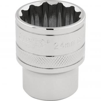 Draper 1/2 Drive Hi Torq Bi Hexagon Socket Metric 1/2 24mm