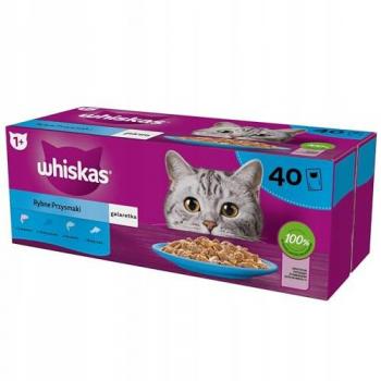 Whiskas Poisson Délice en Gelée – Adultes 1+
