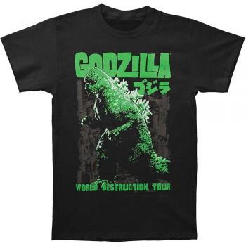 T-shirt Godzilla tour noir M