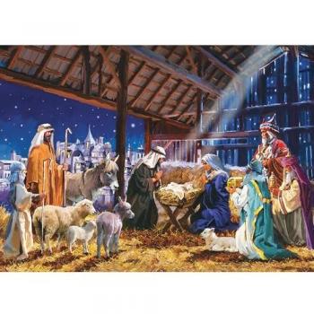 EUROGRAPHICS Weihnachtskrippe Puzzle, 1000 Teile