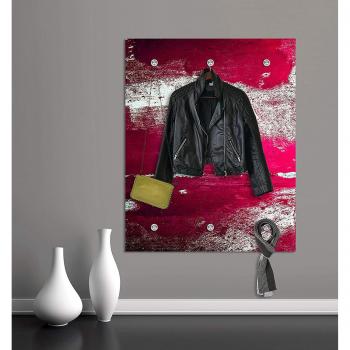 Queence Garderobenleiste Alaula, minimalistische Wandlösung