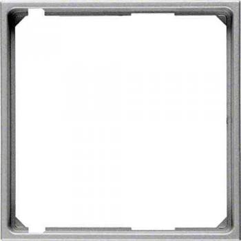 Berker Zwischenring Zentralplatte B.7 – Aluminium, matt – 11091404