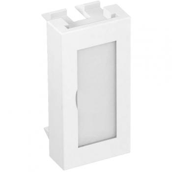 Modulo di montaggio bianco OBO Bettermann 6117410 – dimensioni 22,5 × 45 × 9 mm