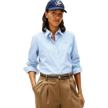 Camicia Donna Tommy Hilfiger ESS Bianco Regular Fit