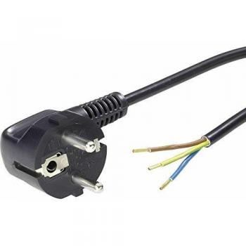 Câble d'alimentation 3 m 3G 0,75 mm² Noir