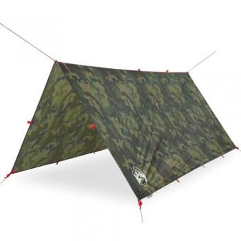 Camouflage Waterproof Tarp for Camping 366x306 cm