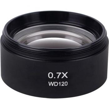 Microscopio Estéreo Trinocular WD120 con Lente Auxiliar y Barlow