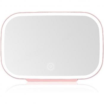 Espejo de coche con luz LED para maquillaje