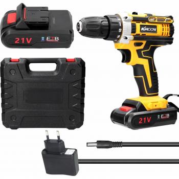 Cordless Drill with 18 Torque Gears