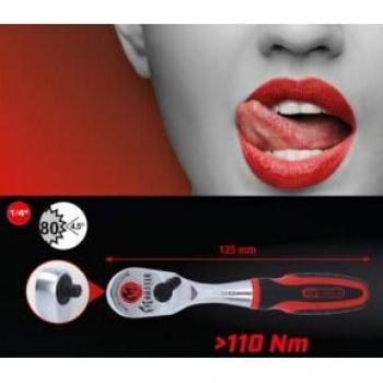 Cricchetto 1/4” Monster 80 denti – KS Tools