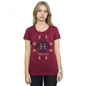 Harry Potter Women's Holiday Knit Cotton T-Shirt