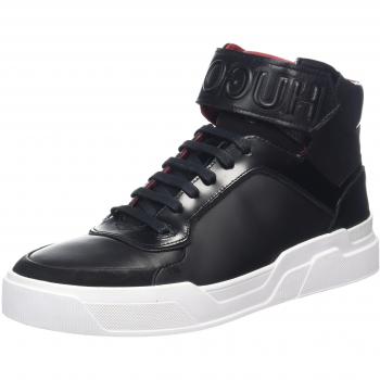 HUGO Herren Symmetric_Hito Hohe Sneaker, Schwarz (EU 44)