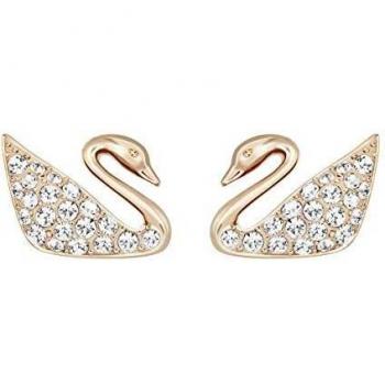 Weißer Schwan Ohrringe Swarovski – 5144289 – Roségold