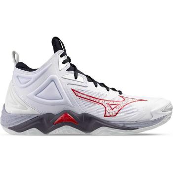Scarpe da pallamano Mizuno Wave Momentum 3 Mid Bianco/Rosso/Vulcano