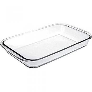 Premium Crystal Rectangle Plate – 34 cm by 21 cm, 5 cm thick