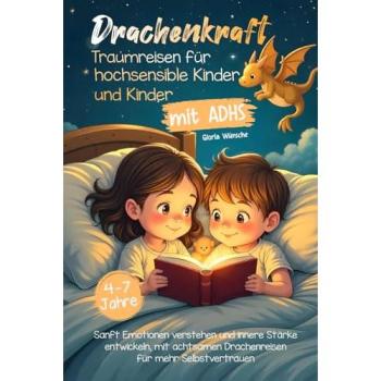 Drachenkraft: Traumreisen für hochsensible Kinder und Kinder mit ADHS – Sanft Emotionen verstehen und innere Stärke entwickeln, mit achtsamen Drachenreisen für mehr Selbstvertrauen (4-7 Jahre)
