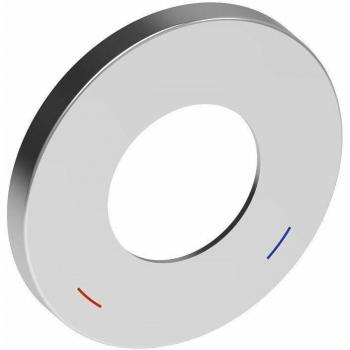 Rosace Murale KEUCO pour Mitigeur Monocommande, Finition Chrome Mat