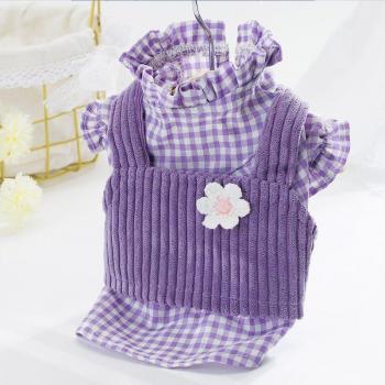 Set Camiseta y Abrigo Púrpura para Mascota
