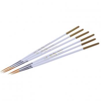 Set de brosses à cheveux en nylon, 6 pièces