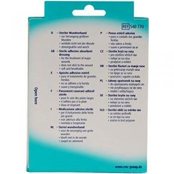 Cosmoplast Universal 8x10 Adhesive Bandages
