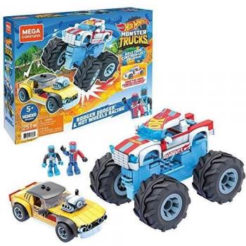 MONSTER TRUCKS RODGER AND RACING MEGA CONSTRUCCION DE MATTEL