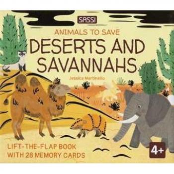 Deserts and savannahs. Animals to save. Ediz. a colori. Con 28 memory cards