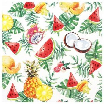HOME FASHION Papierserviette Fruchttraum, (20 St), 20 Stück