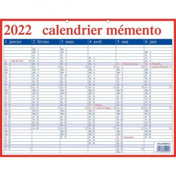 Calendrier Aurora 2026 Memento 33x42cm