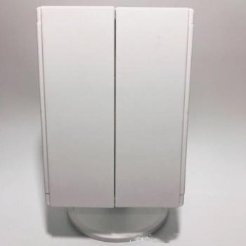 Miroir de Beauté Pliable 22 LEDs + Écran Tactile + Grossissant 2X/3X