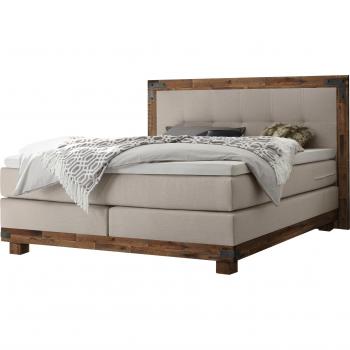 Chicago Boxspringbett von HASENA in Beige