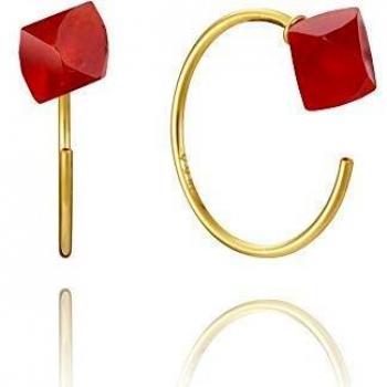 Pendientes Viceroy de plata bañada en oro