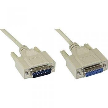 Cable de audio y video InLine 17749 (10m, VGA D-Sub)