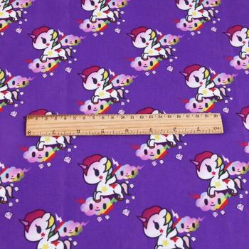 Tissu Bricolage Licorne et Hibou