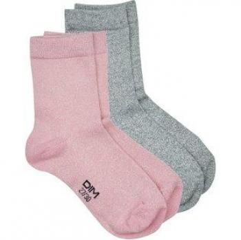 Cotton Lurex Calzini Dim per Bambini 2 Pacchetti