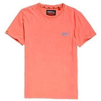 T-Shirt Superdry Orange Label Neon, Rosa (Teaberry Pink C3y), S Uomo