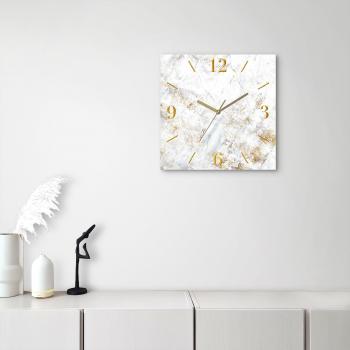 Wanduhr LEONIQUE Marmor, 30 cm, analog