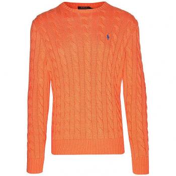Pull à col rond orange POLO RALPH LAUREN XXL