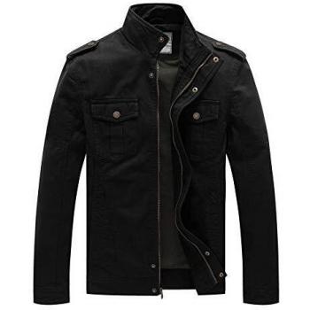 WenVen Men's Wind-Proof Cotton Outerwear