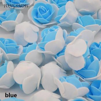 Roses en mousse, 50 fleurs, 3,5 cm, décoration de mariage et artisanat