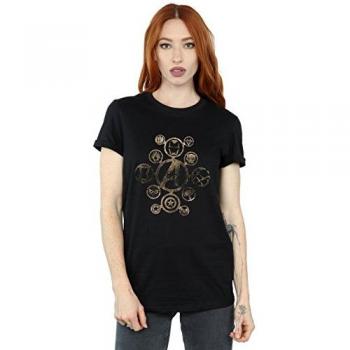 Cosmic Clash Cotton Boyfriend Top