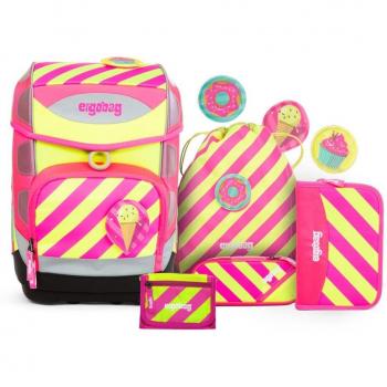 ERGOBAG Cubo Neo Schulset – 40 cm, 19 Liter, DIN‑Pink Farbe