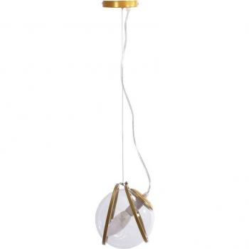 Lampadaire suspendu gold Transparent Ball 106 cm