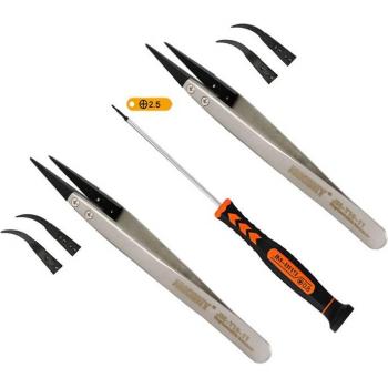 JM‑T10‑11 Pinzas JAKEMY Inox y Fibra