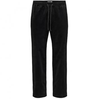Only & Sons Pantaloni ONSFADE Nero Comfort