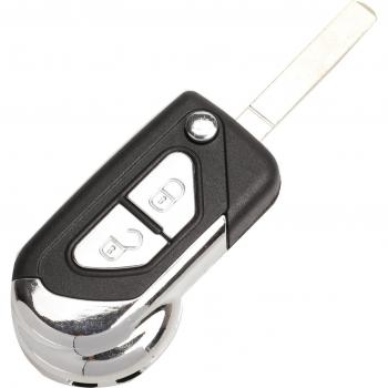 Jingyuqin Key FOB Case for Citroen DS3 and Peugeot with VA2 Blade